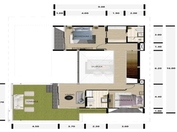 floor plan - second floor